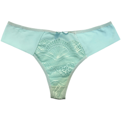 Calcinha Fio Duplo Ciano P (40) - Q Charme