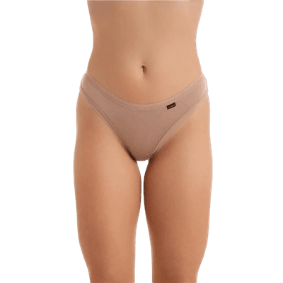 Calcinha Fio Eco Modal 100% Chocolate M (42) - Q Charme
