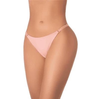 Calcinha String Fio Rosa Perla G(44) - Q Charme