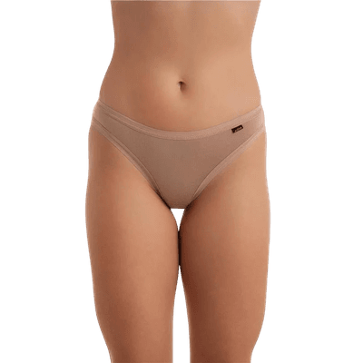 Calcinha Tanga Eco Modal Chocolate 1209 P (40) - Q Charme
