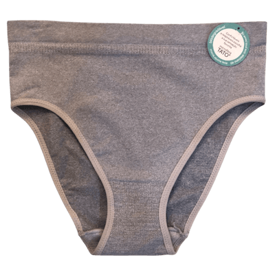 Calcinha Tanga Eco Modal Washed Prata M (42) - Q Charme