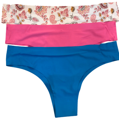 Calcinha Tanga Laser Cores Surtidas G/GG - Q Charme