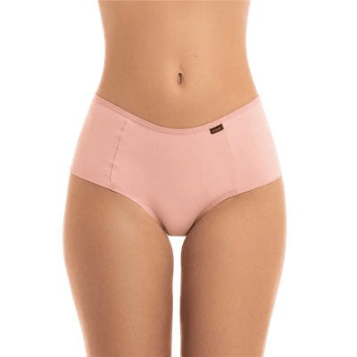 Calcinha Tanga Lisa Cos Médio Rosa perla 1201 GG(4... - Q Charme