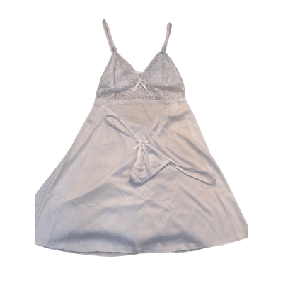 Camisola Com Calcinha Branco M - Q Charme