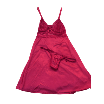 Camisola Com Calcinha Pink GG - Q Charme