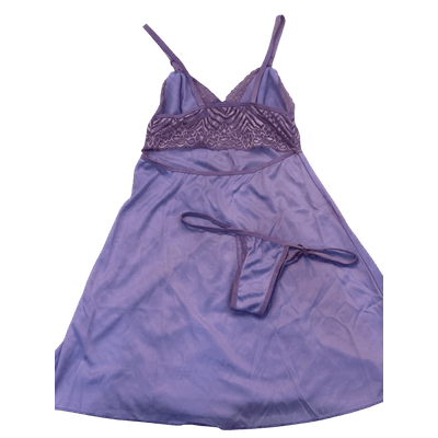 Camisola Com Calcinha Lílas GG - Q Charme