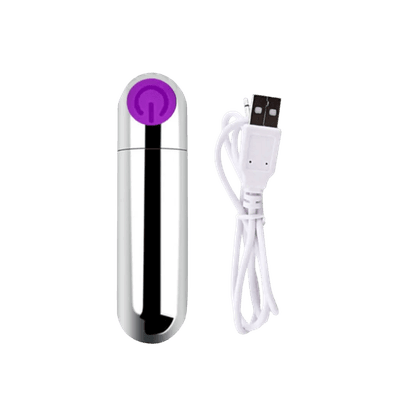Capsula Vibratória Metalizada Recarregável - Q Charme