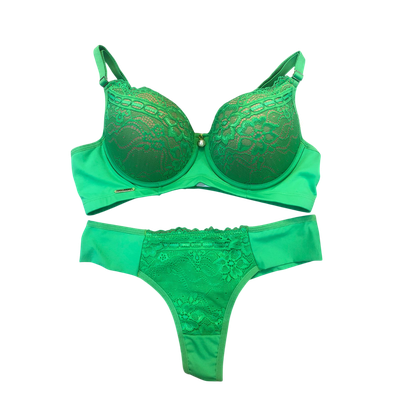 Conjunto Fio Em Microfibra New Soft Verde Herança ... - Q Charme