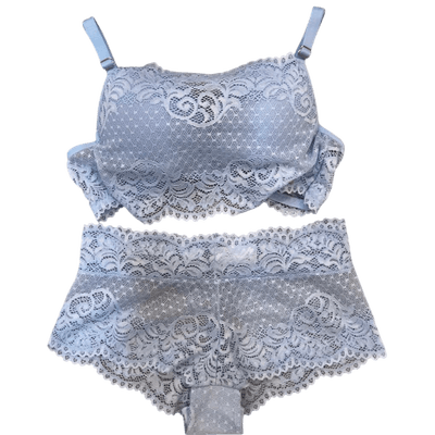 Conjunto Top Em Renda Frozen P (40) - Q Charme