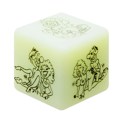 Dado Funny Dice Hetero Simples Brilha no Escuro - Q Charme