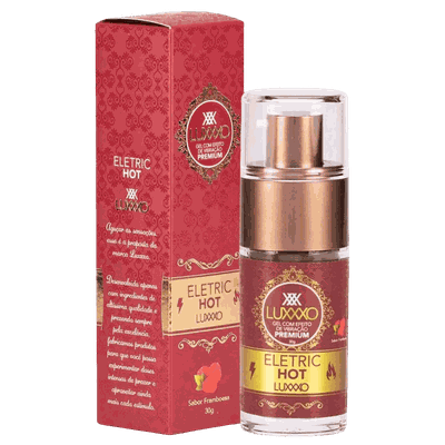 Eletric Hot Framboesa - C/Eletrizante - Luxxxo - 30ml