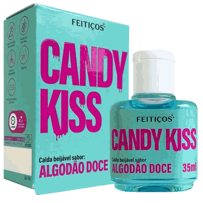 Gel Beijavel Candy Kiss Algodao Doce 35ml - Q Charme