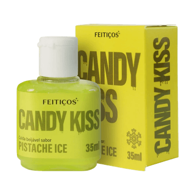 Gel Beijável Candy Kiss Pistache Ice 35ml - Q Charme