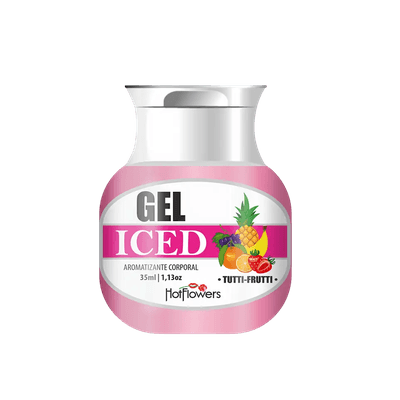 Gel Comestível Iced Aromatizante 35ml Tutti Frutti