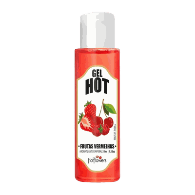 Gel Comestível Hot Aromatizante 35ml Frutas Vermel... - Q Charme