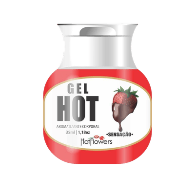 Gel Comestível Hot Aromatizante 35ml Sensação - Q Charme