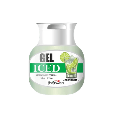 Gel Comestível Iced Aromatizante 35ml Caipirinha - Q Charme
