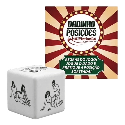 Jogo Dadinho Posições Ilustradas Hétero - Q Charme