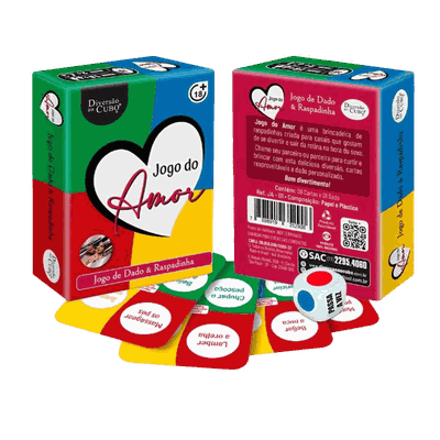 Jogo Raspadinha Do Amor Diversão Ao Cubo - Q Charme