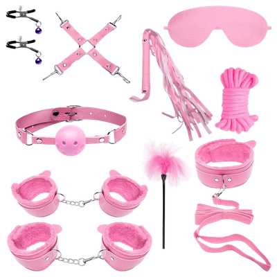 Kit com 10 Itens Sado Erótico Bandage Sexy Import - Q Charme