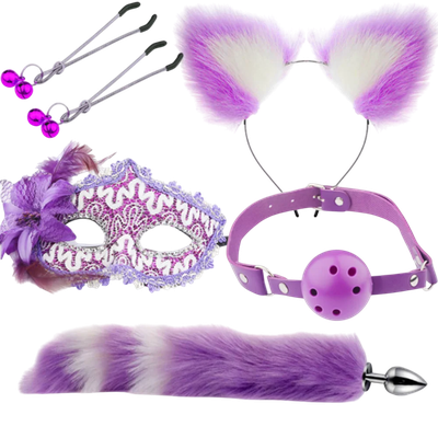 Kit Fox 5 Em 1 Modelo 4 Cor Roxa - Q Charme