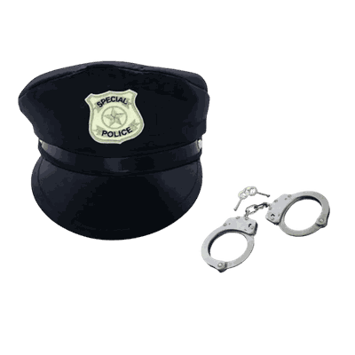Kit Policial Quepe+Algema - Q Charme