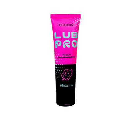 LubPro Sabor de Algodao Doce - Gel Lubrificante Pr... - Q Charme