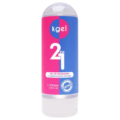 Lubrificante Intimo 2 em 1 200ml Kgel - Q Charme