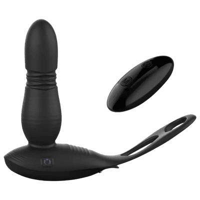 Massageador De Próstata Por Vibro Com Controle Rem... - Q Charme