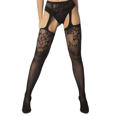 Meia Calça 7/8 Arrastão Cinta Liga - Q Charme