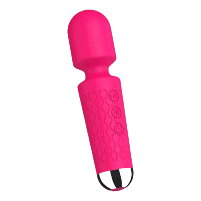 Mini Massageador Varinha Mágica Rosa - Q Charme