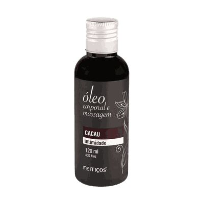 Oleo Corporal e Massagem Cacau 120ml - Q Charme