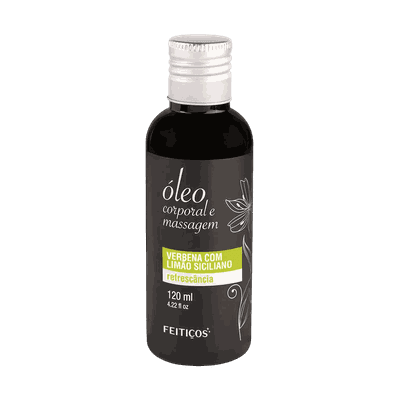 Oleo Corporal e Massagem Verbena e Limao Siciliano... - Q Charme