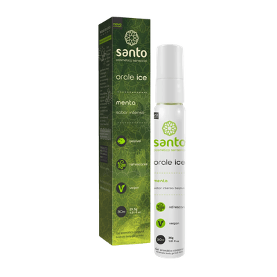 Orale Ice Menta - Gel Beijável 30ml - Q Charme