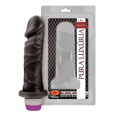 Pênis Realístico Sem Escroto Com Vibro 18 X 4,5cm - Q Charme
