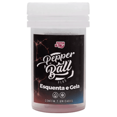 Pepper Ball Plus Esquenta Esfria Dupla 3g - Q Charme