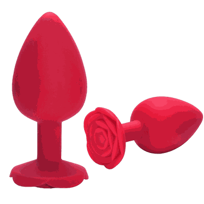 Plug Anal Em Silicone Rosa P