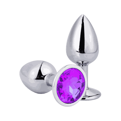 Plug Anal Roxo M - Q Charme