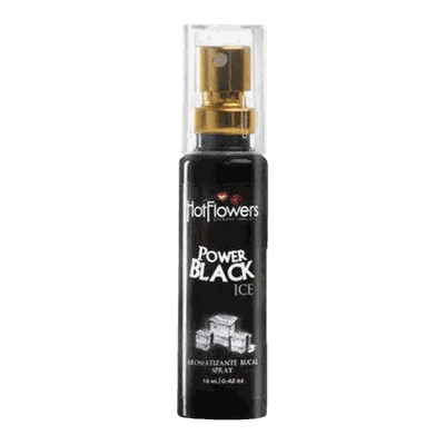 Power Black Ice Spray Aromatizante Bucal 18ml Hot