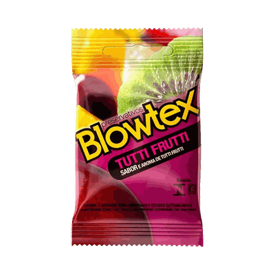 Preservativo Blowtex Com Sabor:Tutti Frutti