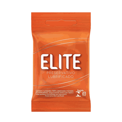 PRESERVATIVO ELITE LUBRIFICADO - Q Charme