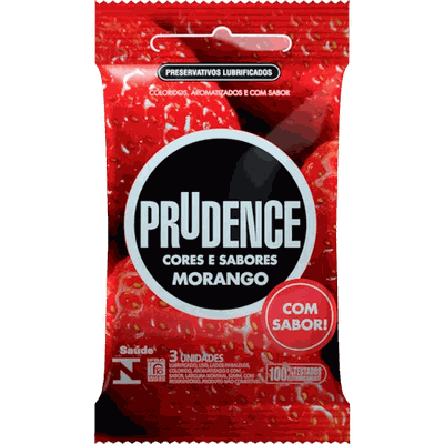 Preservativo Prudence Morango - Q Charme