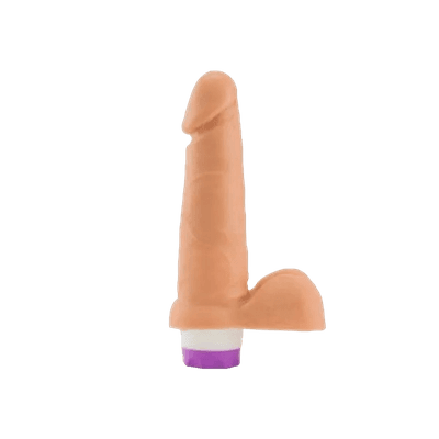 PROTESE VIBRADOR INTERNO COM ESCROTO 14 X 4CM SEXY... - Q Charme