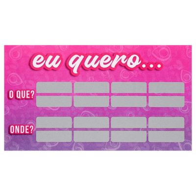 Raspadinha Eu Quero Sensual Love