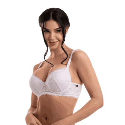 Sutia com Bojo Soft Premium Branco/46(GG) - Q Charme