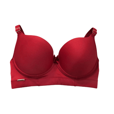 Sutiã Copa Em Microfibra Cereja com Bojo 46 e Aro - Q Charme
