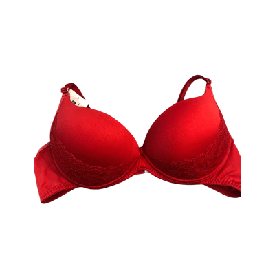 Sutiã Microfibra Renda Copa D Vermelho Cereja EGG ... - Q Charme