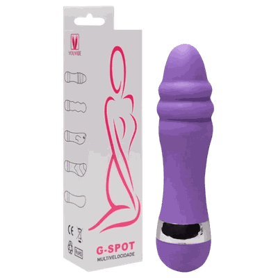 Vibrador com Anéis Ponto G Toque Aveludado 10X2,5c... - Q Charme