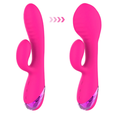 Vibrador Com Estimulador Clitoriano Integrado E Fu... - Q Charme