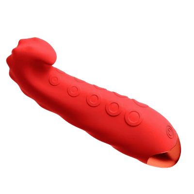 Vibrador Em Formato De Lingua Vermelha - Q Charme